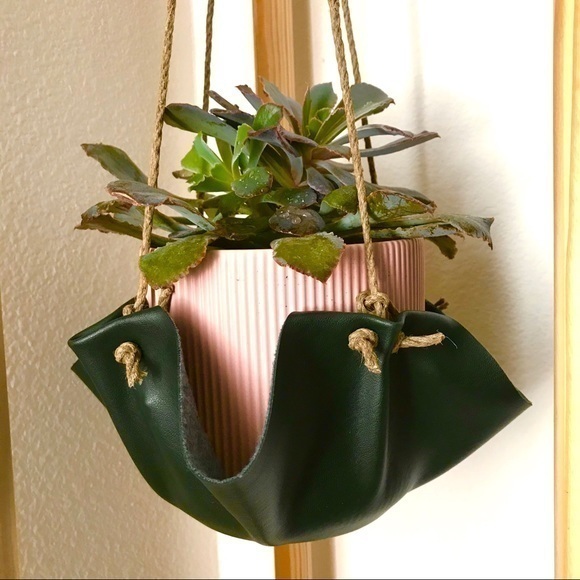 Other - Hand-made Suspended Fabric Planter Holder